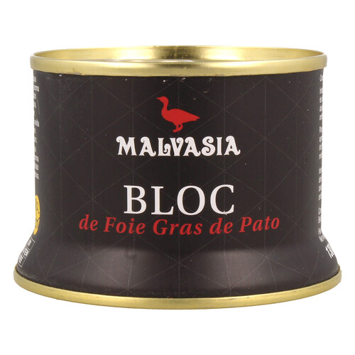MALVASIA Foie gras de pato Bloc MALVASIA 130 g.