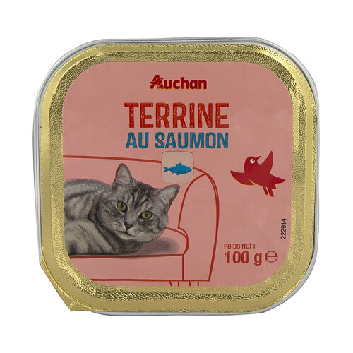 PRODUCTO ALCAMPO Alimento completo para gatos adultos, con salmón 100 g.