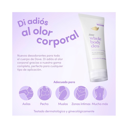 DOVE Desodorante en crema para mujer, para todo el cuerpo 75 ml.