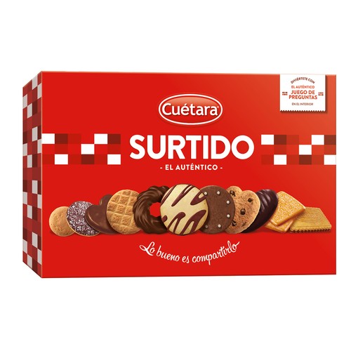 CUÉTARA Surtido de galletas 420 g.