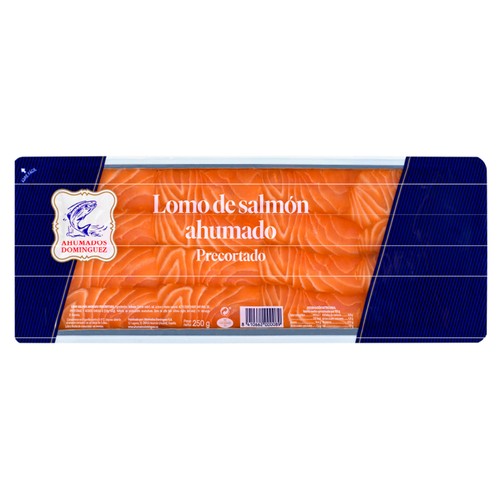AHUMADOS DOMINGUEZ Salmón ahumado precortado 200 g.