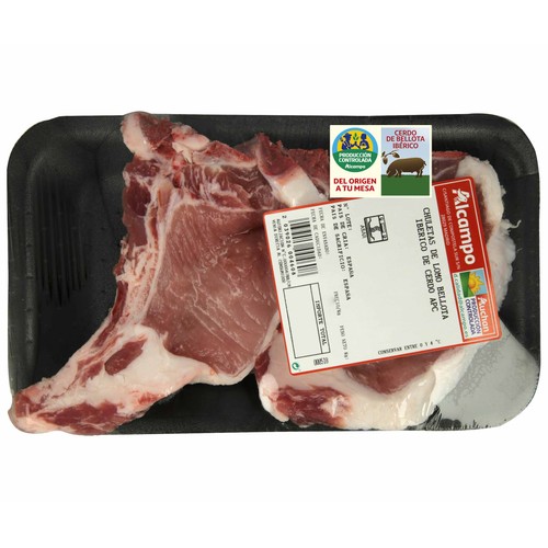 ALCAMPO CULTIVAMOS LO BUENO Chuletas de lomo bellota iberico de cerdo