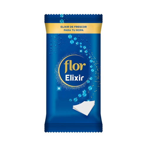 FLOR Toallitas suavizantes para secadoras con aroma frescor FLOR 40 uds.