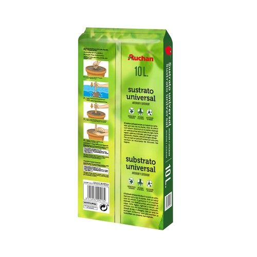Saco de 10 litros de sustrato universal de cultivo PRODUCTO ALCAMPO.