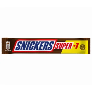 SNICKERS Barra de chocolate súper+1 112,5 g.