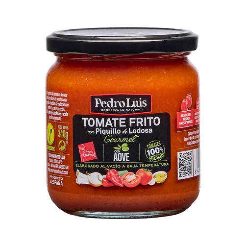 PEDRO LUIS Gourmet Tomate frito con pimientos de piquillo 340 g.