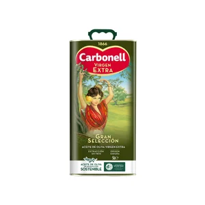 CARBONELL GRAN SELECCION Aceite de oliva virgen extra lata de 5 l.