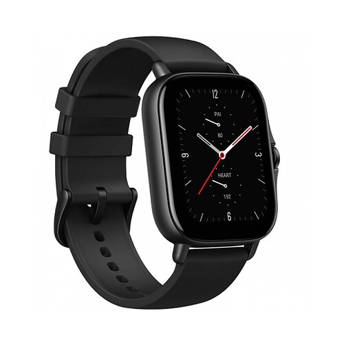  Smartwatch AMAZFIT GTS 2e negro, pantalla 4,19cm (1,65) Amoled, Bluetooth, nivel estrés, frecuencia cardiáca.