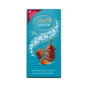 LINDT Lindor Salted Caramel Chocolate con leche 100 g.