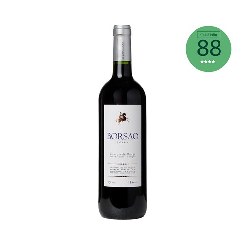 Vino tinto con denominación de origen Campo de Borja BORSAO botella de 75 cl.