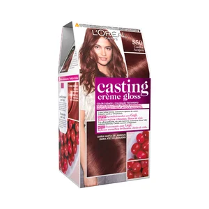 L´ORÉAL PARIS Baño de color tono 550 Caoba L"ORÉAL PARIS Casting créme gloss.