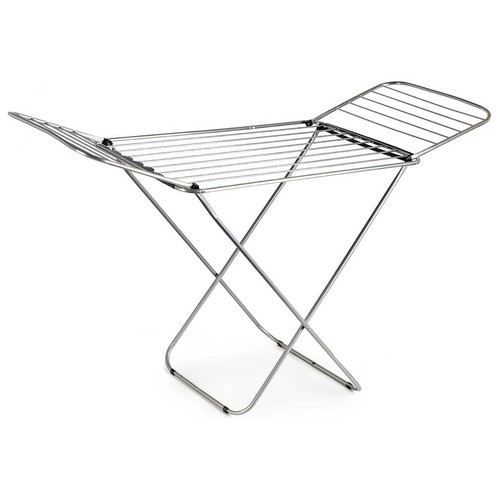 Tendedero plegable OPORTO de 55,5x108x178cm, color gris.