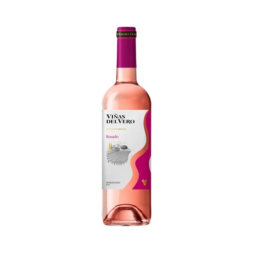 VIÑAS DEL VERO  Vino rosado con D.O.P.  Somontano botella 75 cl.