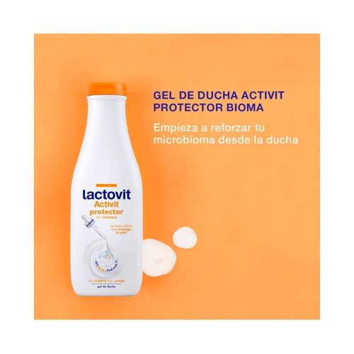 LACTOVIT Activit protector Gel protector para ducha o baño, para pieles sensibles 550 ml.