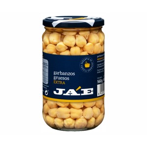 Imagen de JA'E Garbanzos cocidos JA'E frasco de 500 g.
