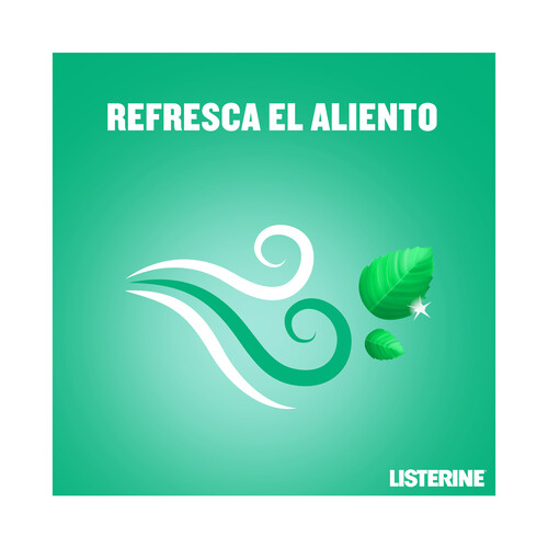 LISTERINE Enjuague bucal de uso diario, con sabor a menta fresca LISTERINE 500 ml.