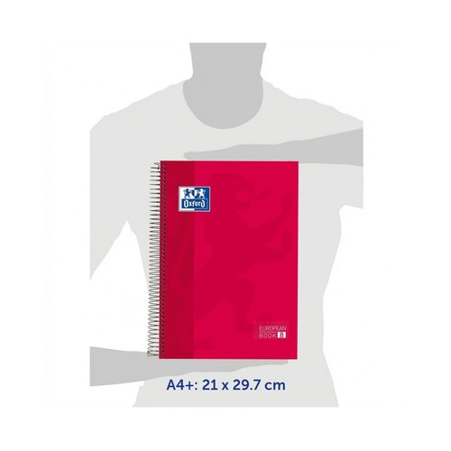 Cuaderno A4 Cuadrícula 5x5 Europeanbook 160 hojas tapa extradura modelos surtidos. OXFORD