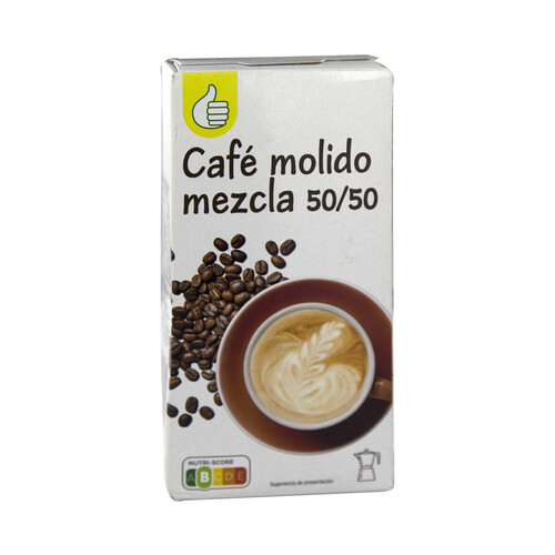 PRODUCTO ECONÓMICO ALCAMPO Café molido mezcla (50/50) 250 g.