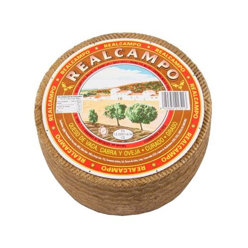 REALCAMPO Queso de oveja curado REALCAMPO Cuña de 400g.