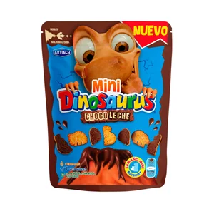 DINOSAURUS Mini Galletas de chocolate con leche 120 g.