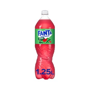 Imagen de FANTA Zero azúcar Bebida refrescante sabor sandía, sin azúcares añadidos botella 1.25L