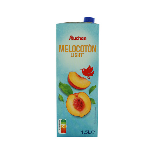 Néctar de melocotón light PRODUCTO ALCAMPO brick de 1,5 L.