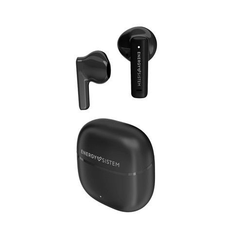 Auriculares Inalámbricos Bluetooth ENERGY SISTEM StreetMusic Black, estuche cargador, hasta 20 horas de autonomía.