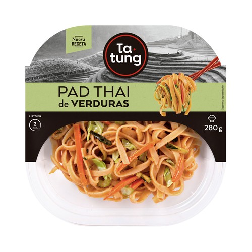 TA TUNGO Pad taih de verduras, listo para calentar y comer 280 g.