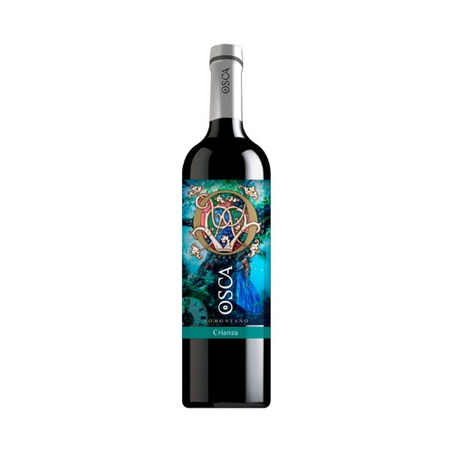 OSCA  Vino tinto crianza con D.O. Somontano OSCA botella de 75 cl.