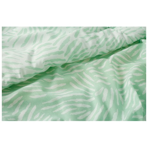 Juego de sábanas con estampado para cama de 135 cm, polialgodón reciclado, ACTUEL