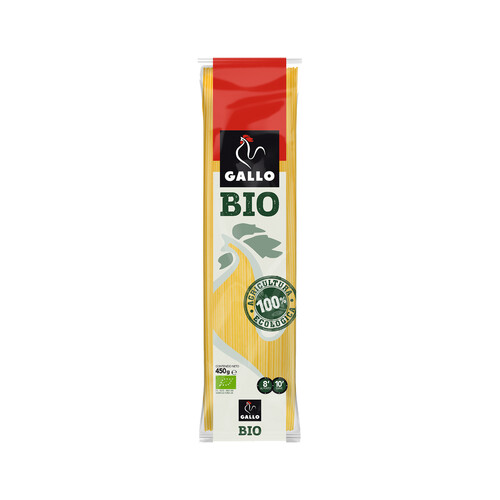 GALLO Pasta espaguetis ecológicos GALLO BIO 450 g.