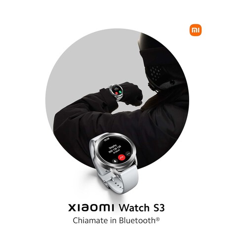 Xiaomi Watch S3 negro, Reloj inteligente, pantalla Amoled 1,43”, frecuencia cardíaca, registro del sueño.