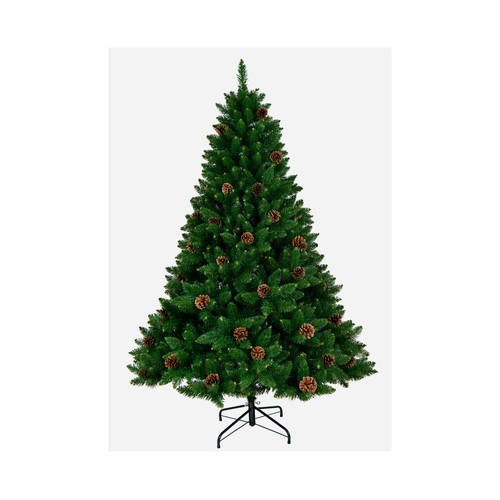 Árbol de Navidad Artificial 25 Piñas 180cm 930 Ramas, ACTUEL