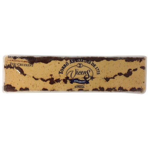 VICENS Turrón blando crujiente 300 g.