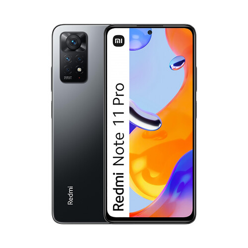 XIAOMI Redmi Note 11 Pro gris, 128GB + 6GB Ram, pantalla 16,9cm (6,67).