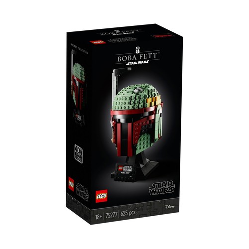 Juego de construcción Casco de Boba Fett con 625 piezas, LEGO STAR WARS 75277.