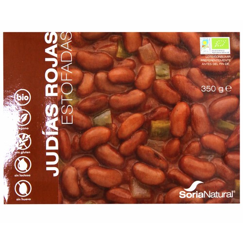 Judías rojas estofadas ecológicas SORIA NATURAL 300 g.