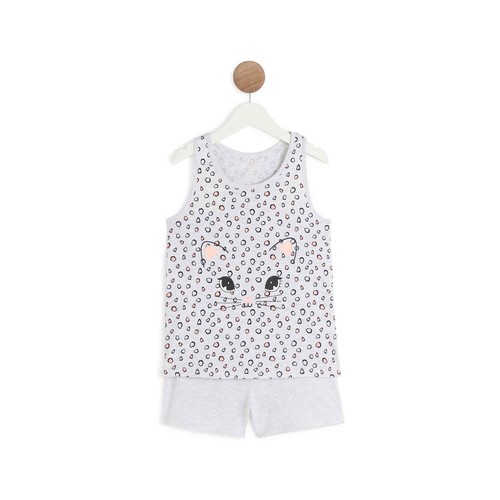Pijama de algodón para niña INEXTENSO, talla 8.