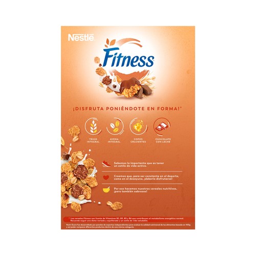 NESTLÉ FITNESS Cereales integrales de chocolate con leche 540 gr.