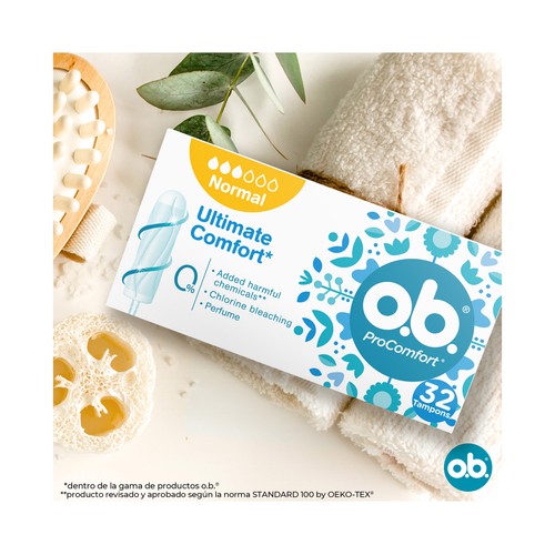 O.B. Pro comfort Tampones normal 32 uds.