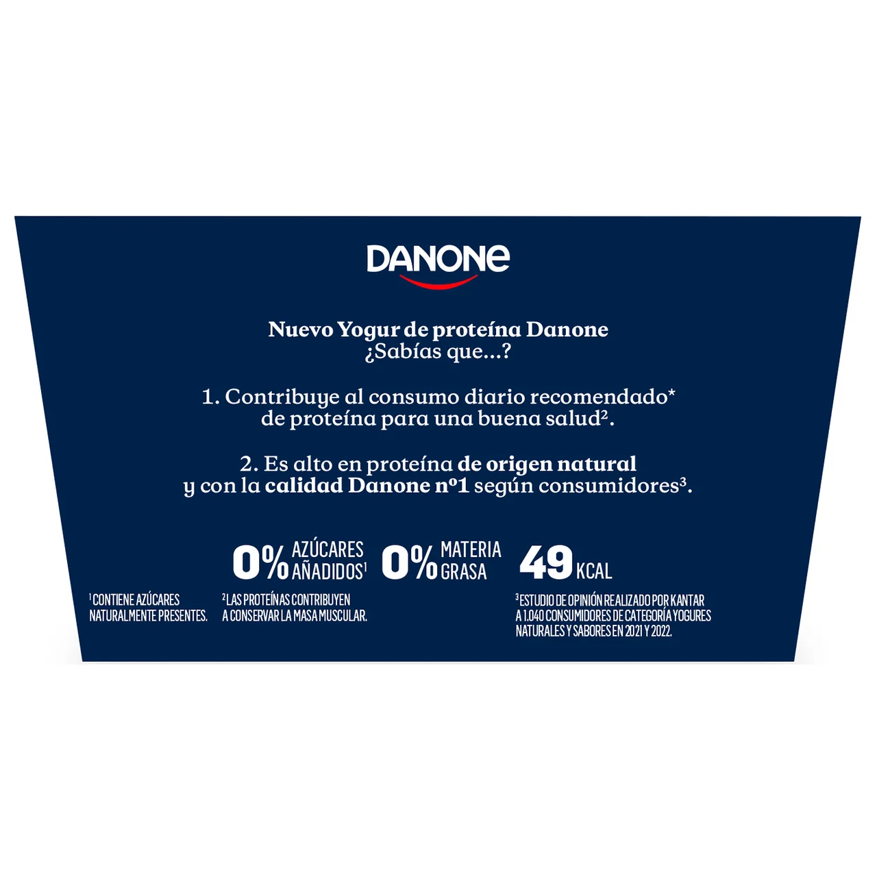 + Proteina Yogur 0 % materia grasa con proteína de origen natural y sabor a stracciatella 4 x 100 g.