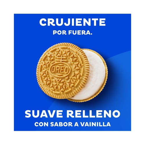 OREO Galletas Golden rellenas de crema de vainilla 220 g.