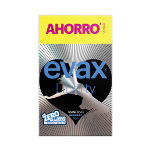 Imagen de EVAX Compresas de noche con alas EVAX Liberty 16 uds.