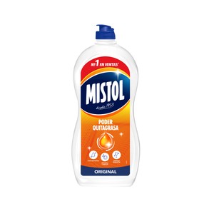 MISTOL Original Detergente concentrado lavavajillas a mano 900 ml.