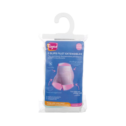 Braguitas malla extensibles, TIGEX.