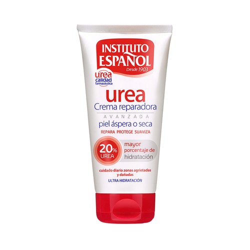 INSTITUTO ESPAÑOL Urea Crema reparadora con un 20% de urea, para piel áspera o seca 150 ml.