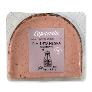 Capdevilla  Paté Tradicional a la Pimienta Negra, Elaborado sin Gluten 100 G.
