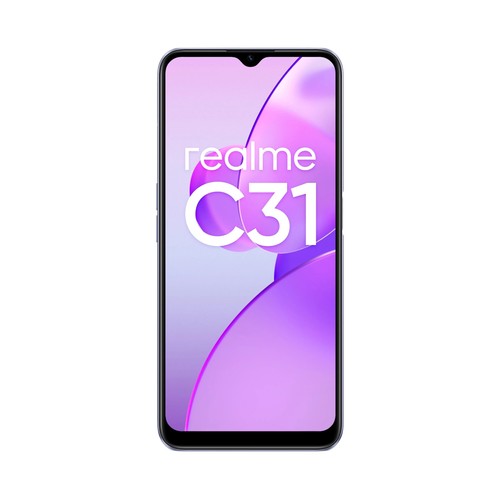 Smartphone 16,51 cm (6,5") REALME C31 plata, Octa Core, 4GB Ram, 64GB, 13+2+2 Mpx, Dual Sim, Android 11.