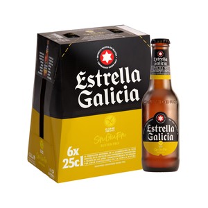 Imagen de ESTRELLA GALICIA Cervezas sin gluten pack 6 uds. x 25 cl.