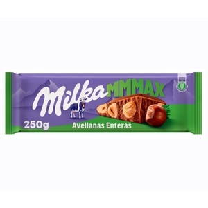 Imagen de MILKA Chocolate con leche y avellanas entera 250 gr.